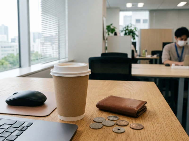 会社で飲むコーヒー代のイメージ
