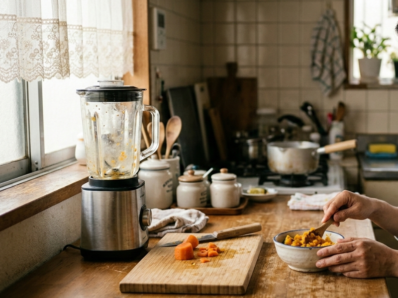 離乳食の少量調理のイメージ