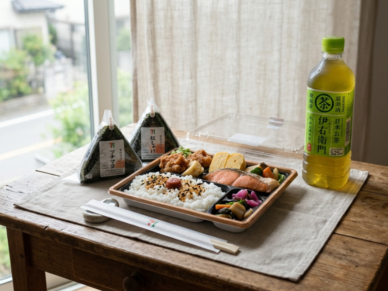 自炊をしない人も多くコンビニやスーパーで食事を済ませる生活