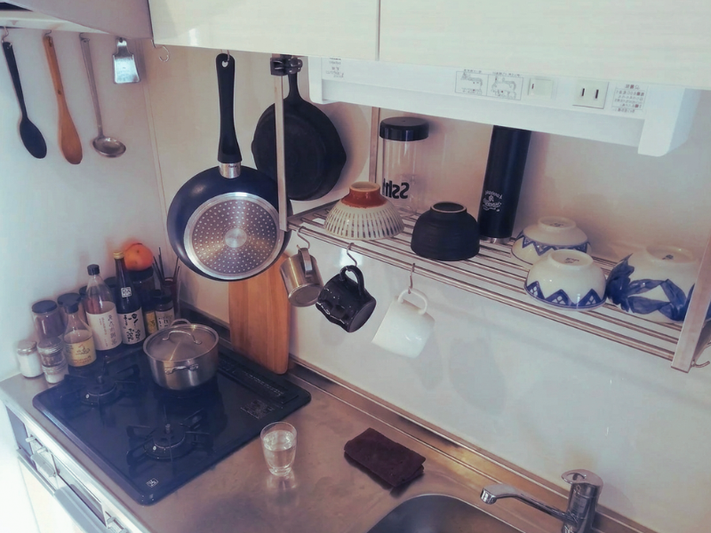 ミニマリストのキッチンの様子